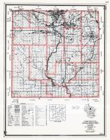 Lincoln County Map, Wisconsin State Atlas 1959